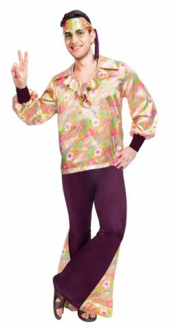 AMSCAN 60s Hippie Johnny Herenkostuum