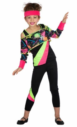 Jaren 80 Aerobic Meisjeskostuum