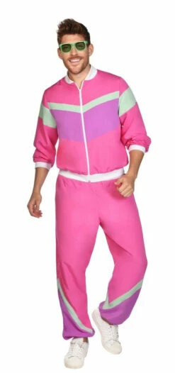 AMSCAN Jaren 80 Trainingspak Voor Heren