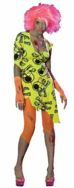 80s Zombie Dames Kostuum