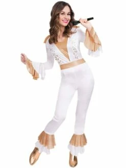 AMSCAN Agnes Disco Dancing Queen Dameskostuum