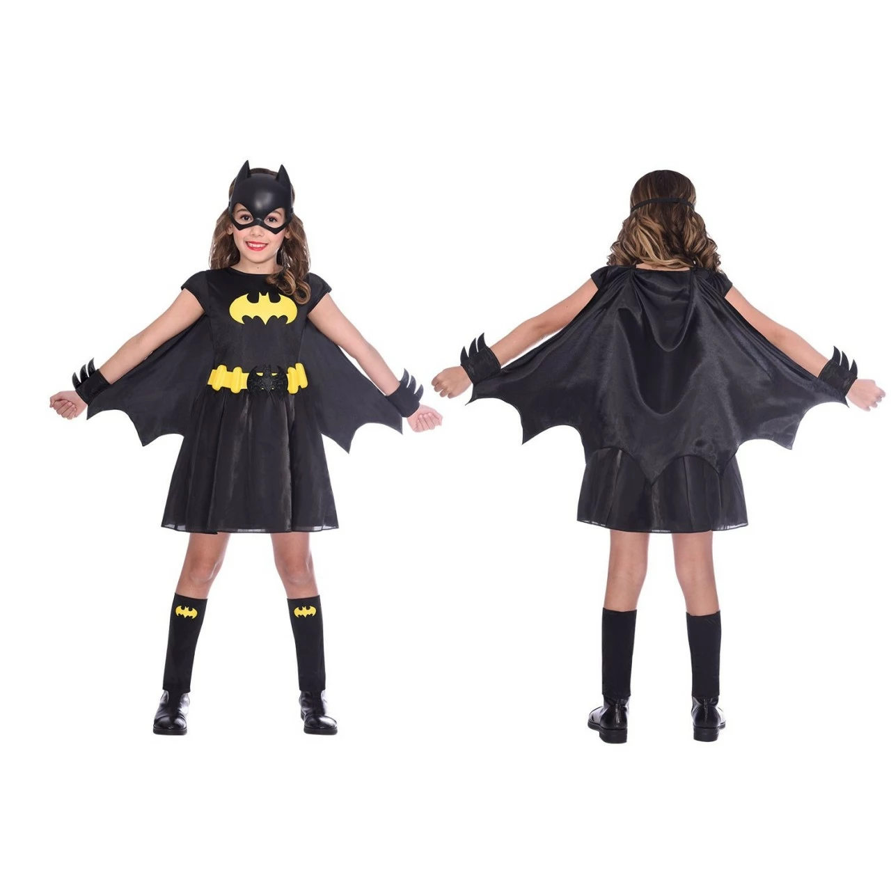 AMSCAN Batgirl-licentiekostuum Voor Meisjes 7 AMSCAN Batgirl-licentiekostuum Voor Meisjes - Afbeelding 5