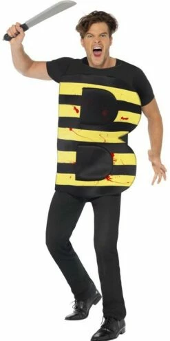 Smiffys Bloody Striped B Psychopath-kostuum