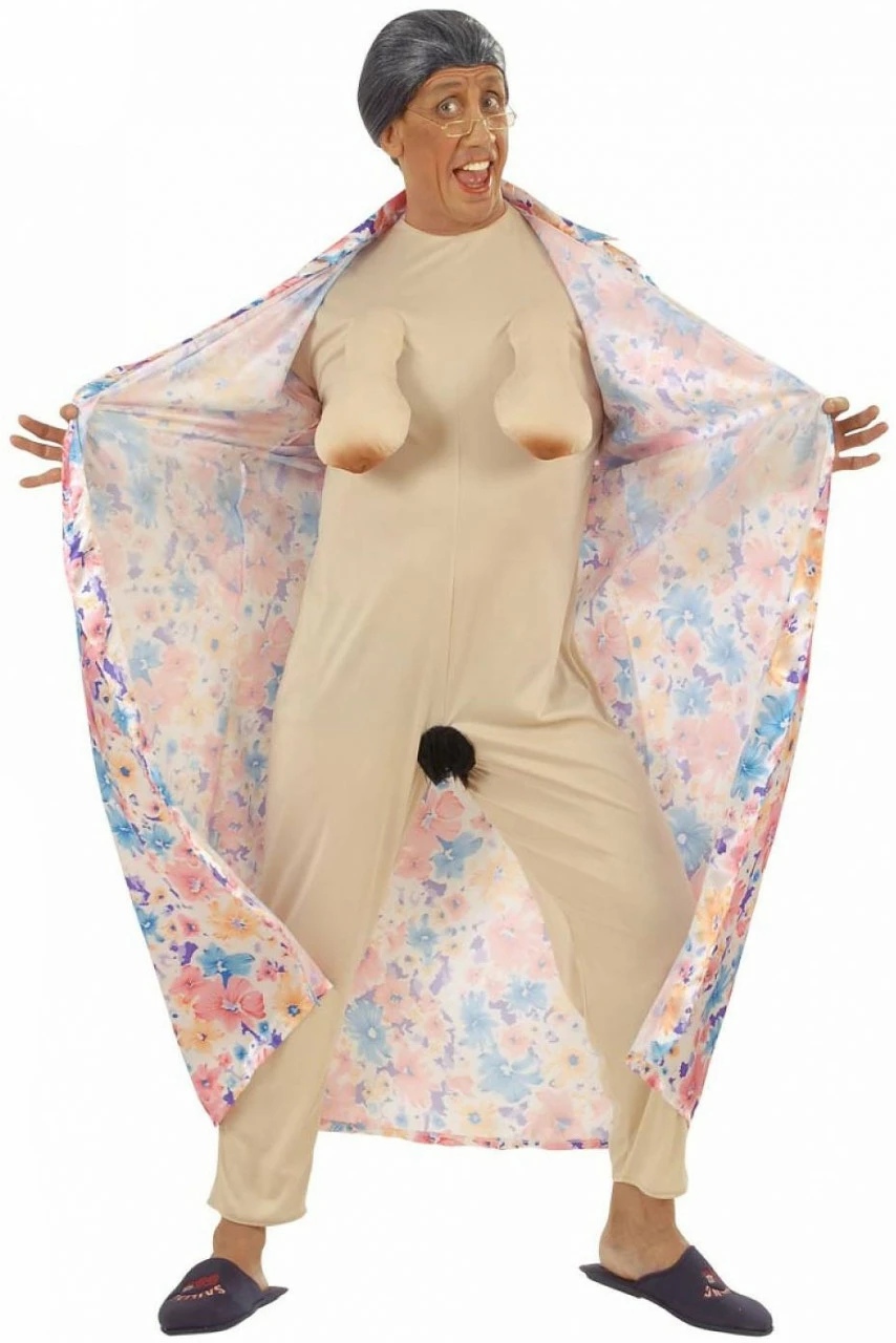 WIDMANN Exhibitionist Oma Kostuum 3 WIDMANN Exhibitionist Oma Kostuum