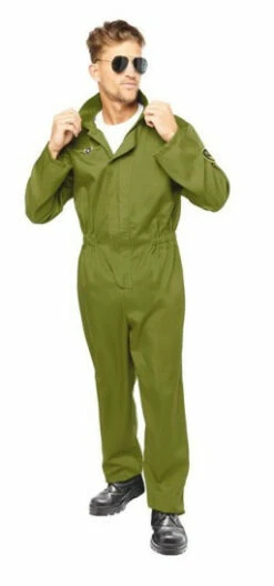 AMSCAN Flight Army Piloot Herenkostuum