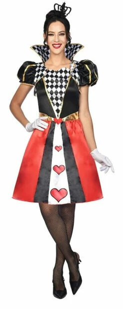 AMSCAN Queen Of Hearts Van Het Toverland Dameskostuum