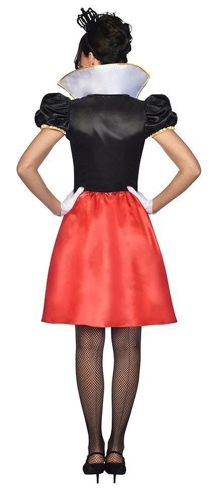 AMSCAN Queen Of Hearts Van Het Toverland Dameskostuum 4 AMSCAN Queen Of Hearts Van Het Toverland Dameskostuum - Afbeelding 2