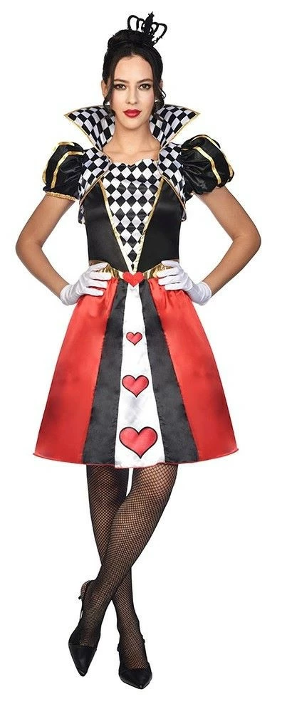 AMSCAN Queen Of Hearts Van Het Toverland Dameskostuum 5 AMSCAN Queen Of Hearts Van Het Toverland Dameskostuum - Afbeelding 3