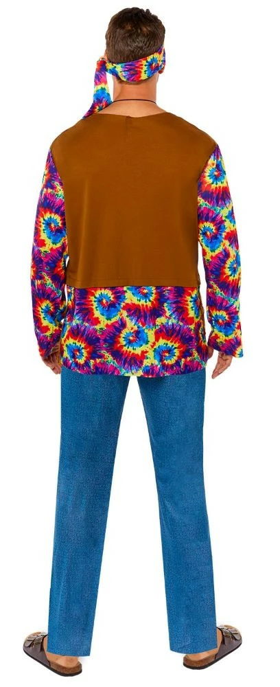 AMSCAN Hippie Herenkostuum Klassieker 5 AMSCAN Hippie Herenkostuum Klassieker - Afbeelding 3