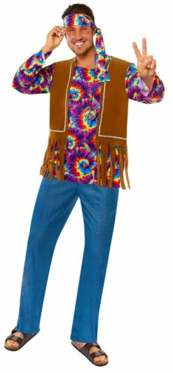 AMSCAN Hippie Herenkostuum Klassieker 11 AMSCAN Hippie Herenkostuum Klassieker -AMSCAN Winkel hippie herrenkostuem classic 4 1280x1280