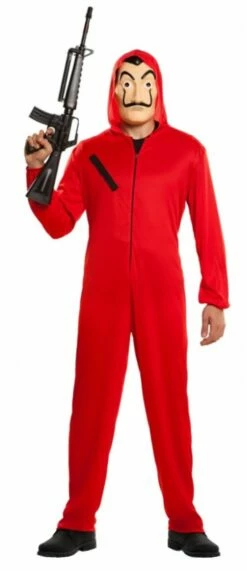 Nieuwkomers 17 La Casa De Papel Meesterdief Kostuum Volwassen