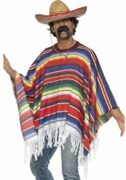 Smiffys Mexicaanse Poncho Rodriguez