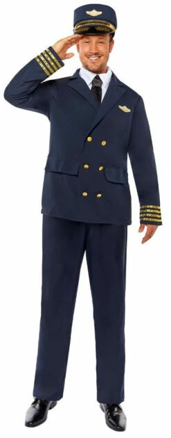 AMSCAN Phil Pilotenkostuum Voor Mannen -AMSCAN Winkel piloten kostuem phil fuer herren 3 1280x1280