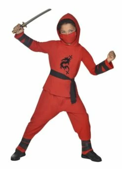 AMSCAN Rood Ninja Kinderkostuum Draak 9 AMSCAN Rood Ninja Kinderkostuum Draak -AMSCAN Winkel roter ninja kinderkostuem 3 1280x1280