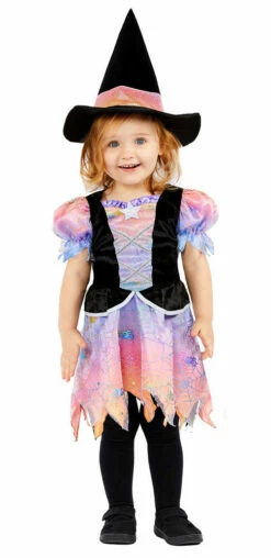 AMSCAN Glinsterende Regenboog Heks Kinderkostuum