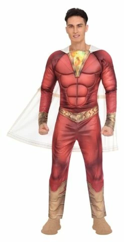 AMSCAN Shazam-licentiekostuum Voor Mannen
