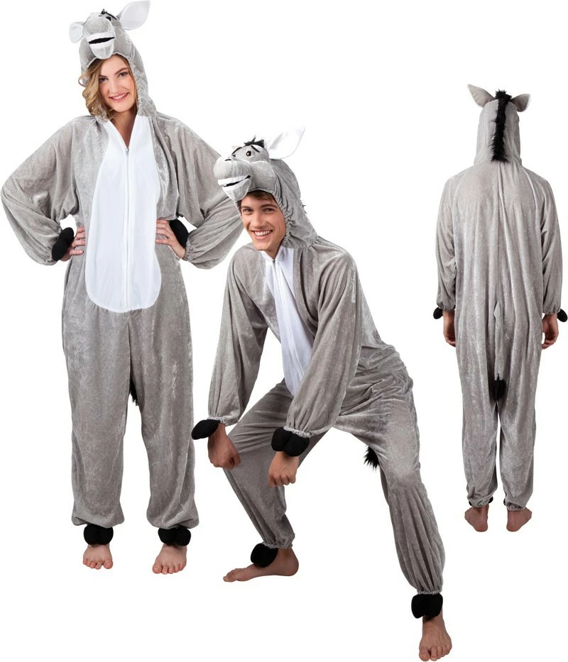 Boland Unisex Donkey Pluche Kostuum 3 Boland Unisex Donkey Pluche Kostuum